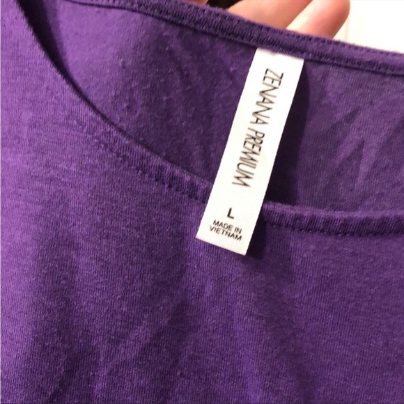 Zenana midi dress with pockets. Size Large - Picture 3 of 3